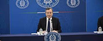 Conferenza stampa di Mario Draghi e Franco Locatelli